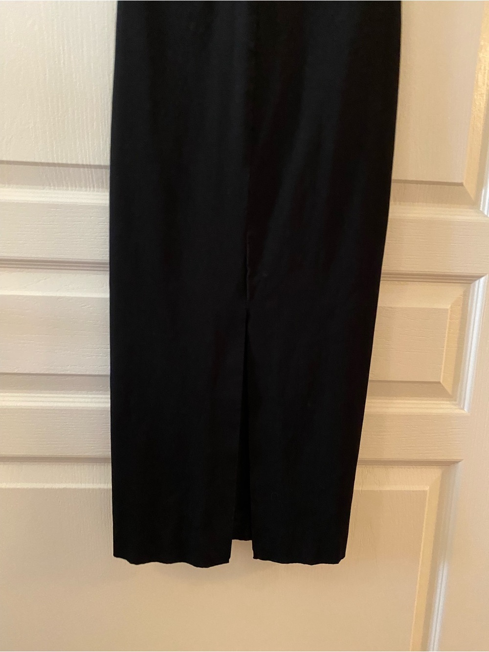 ZARA ZW Collection Ruched Black Midi Dress w/ Shoulder Pads - XS - Picture 10 of 14
